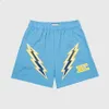 Męskie szorty Projektant Beach Shorts American Trend Fitness Polejenie Kobiety luźne liste