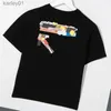 T-Shirts Mode Baby Kinder Designer Shirts Klassische Marke Kurzarm Kinder Sommerkleidung Jungen Kleidung Kinder Urlaub Coole Tops 240306
