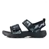 Sandały Summer Men Light Mesh Męska plaża Sandles 2024 Otwarte buty Hook Pętla oddychająca sandalias hombre