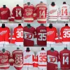 Factory Outlet Ice Hockey Jerseys Mens Detroit Red Wings 14 Gustav Nyquist 30 Osgood 35 Jimmy Howard Red White Bästa kvalitet