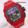 Montre suisse montre femme RM montre Red Devil Rm11-03 montre homme Ntpt fibre de carbone automatique mécanique suisse célèbre montre de luxe montre de sport montre unique