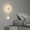 Wandlamp Moderne LED Wandlamp Klok Blaker voor Slaapkamer Nachtkastje Woonkamer Eetkamer Gangpad Veranda Gang Home Decor Verlichtingsarmatuur Glans