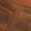 マネークリップメン用の本物の革の財布bifoldミニマネーバッグショートウォレットクレジットカードホルダーキャッシュコインポケットオスのソリッド標準ウォレットL240306