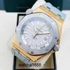 Элегантные наручные часы Гоночные наручные часы AP Royal Oak Offshore Series Мужские часы диаметром 42 мм Автоматические механические прецизионные стальные резиновые модные повседневные мужские часы