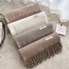 Scarves 2024 38 Colors Women's Winter Scarf Fashion Shawl Cashmere Hand Wrap Solid Color Head