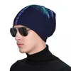 Berretti 2024 Cappello caldo per donna Berretto hip-hop da uomo con libellula blu scuro impilabile