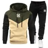 Men's Tracksuits 2024 Autumn winter Hooded Sweatshirt Suit Men Women Streetwear Casual Clothing Print Jogging Hoodies Sweatpants tracksuit designer