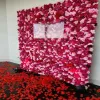 Decorative Flowers 3D Artificial Flower Walls For Wedding Decoration Panels Christmas Decor Backdrop 40x60cm Mariage Background Home 2024306