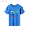 T-shirt per bambini Stampa T-shirt Moda modello carino Magliette Designer per bambini Vestiti estivi per bambini G T-shirt per ragazzi Tuta in cotone per bambini 240306