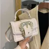 24SS Designer torba VerCaces Nisza niszowa nisza Nowa kobieca worek trend wszechstronny diamentowy łańcuch blokady siatki mała torba moda jedno ramię Crossbody