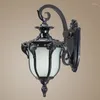 Wandlamp Buiten Tuin Glas Verlichting Hal Licht Winkel Buiten Schans Thuis Lampen Gratis lamp