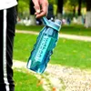 Handlicher Kunststoff mit hohem ästhetischen Wert, tragbare, hochtemperaturbeständige Studentenflasche, Outdoor-Sport, Wasserbecher mit großem Fassungsvermögen, Weltraumbecher