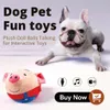 Plush Doll Balls Talking for Interactive Toys Accessories Bouncing Pets Pastime Dogs Electronic Pet Toy Cat Leisure Accessories 240226