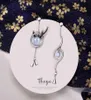 Thaya Real 925 Sterling Silver Handmade Designer Dangle Horns Earring Women High Quality Japanese Style For Fine Jewelry 2106164217317