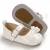 Babyschoenen Baby Meisjes Mary Jane Flats Strik Prinses Leren Schoenen Antislip Zachte Zool Wandelen