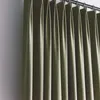 Gardin nordisk lyx sammet olivgrön fönster fast färg halvskugga gardiner för sovrum och vardagsrum