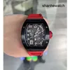 Montre intemporelle montre élégance montre RM Rm010 noir titane édition limitée mode loisirs affaires chronographe