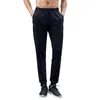 Homens designer yoga perna reta sweatpants calças masculinas outfit esporte secagem rápida ginásio bolsos sweatpants calças masculinas casual cintura elástica calças de ginásio para homens