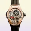 Wenfucheng Trendy Mens Watches Personnalized Tritium Men039S Grand cadran Pin Roude boucle quartz montre la montre-bracelet Sapphire2605713