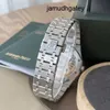 Montre Ruch Watches AP Watch Royal Oak Series 15510st Checkered Green Plate Precision Steel Mens Mash