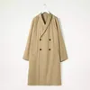 Płaszcze damskie Trench Trent Coats 2024 Spring Women Classic dwustronny luźny płaszcz z długim rękawem Elegancka dama pasuje solidna kurtka midi unisex