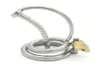 Stainless Steel Device with Catheter, Virginity Lock Cock Cage Penis Ring Sex Toys For Men, Adult Products3320579