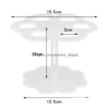 Diğer Bakeware Araçları 6/16 Delikler Şeffaf Akrilik Dondurma Stand Standı Kek Konisi Hamur Tutucu Düğün Partisi Büfe Gıda Ekran Raf B DHCKQ