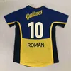 Koszulki piłkarskie Retro Classic Boca Juniors Soccer Jerseys 1981 Roman Palermo Riquelme Football Shirth240306
