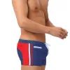 Mayo Erkek Mayo Pushup Yüzme Sandıkları ile Boksör Pocket Hiq Seksi Erkekler Simge Suit Hızlı Plaj Şortları Sunga Tanga Bikini