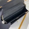 Bolsa de luxo C Bag de designer de bolsa woc bolsa de ombro de bolsa transversbody saco de bolsa de bolsa de luxo de luxo bolsa de carteira de carteira preto mulheres bolsas de couro reais 12a sacos de alta qualidade