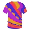 القمصان T Men's Terts 2024 Summer Street Personaled Graffiti Art Paint