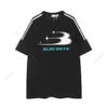 GTS Street Personality Forkuer Trendy marka krótkie rękawowe T-shirt 2024 Spring/Summer American Letter Drukuj Losowa koszulka okrągła szyi dla mężczyzn
