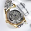 Montres de luxe pour hommes 42MM Montres mécaniques étanches automatiques Verre minéral résistant aux rayures Boîtier et bracelet en acier inoxydable 316L Montre pour hommes de conception creuse