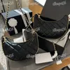 Women Designer Makeup Bag Mini półksiężyc skórzana Diamond Lattice Luksusowa torebka Złota Listy sprzętowe