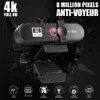 4K Digitale ad alta definizione 1080P Computer Beauty Esterno USB Corso online Videocamera per streaming live Webcam