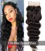 4x4 Virgin Human Hair Lace Closure Hdbrown With Baby Hair Loose Deep Wave Wavy Natural Black New York7256674