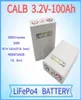 セットCALB CA100 32V 100AH LifePO4充電式Liionバッテリー12V 24V RVSOLARENERGYストレージA23519E7321375