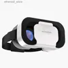 Dispositivos VR/AR 3D SHINECON G05A VR Headworn Óculos Inteligentes 4,7-6 polegadas Android Smartphone Realidade Virtual Óculos VR Ajustáveis Q240306