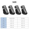 Dog Apparel 4pcs/set Pet Shoes Reflective Waterproof Boots Rain Pets Booties Anti-Slip Socks Footwear For Small Medium Large