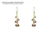 Dangle Chandelier Neoglory Austria Rhinestone Pearl Long Tassel Beads Hook Earrings For Women Brown White Elegant Irregular Ear 5383406