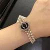 Bangles di design di lusso Lettera di marca Bracciale di alta qualità 18k oro in oro titanio in acciaio colorato cristato di filo di filo da polso da polso a catena Accessori Jewerlry Accessori