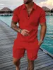 MEN MAWN TRACHESSUTS 2024 Summer Solid Solid Slight Sleeve Stipper Polo Shirt Shirt Street عالية الجودة من ملابس العطلات اليومية