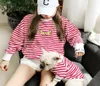 犬のアパレルストライプバナナペットマッチング衣類犬の服の子犬服親parentchildフレンチブルドグ9276362