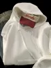Herenhoodies Sweatshirts Hoodie met capuchon voor heren in de lente nieuwe Koreaanse versie high-end gevoel gegolfd en knap zwaargewicht paar losse casual jas met capuchon