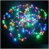 Nouveauté Éclairage Vente LED Bandeau Lumières Glow Cordes Fleur Couronne Bandeaux Illuminer Couronne De Cheveux Bandeau Guirlandes Femmes Noël Dhjaw