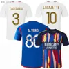 Fotbollströjor 2024 Tagliafico Lyon Maillot Balde Kadewere Alvero Tolisso Lovren Caqueret Cherki Diomande Niles Nuamah Football Men and Kids Shirth240306