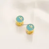 Stud Nieuwe Stijl Nooit Vervagen Juweel Stud Oorbellen Franse Stijlen Designer Merk Letter Oorbel Roestvrij Staal Vergulden Oor Vrouwen Bruiloft accessoire 240306