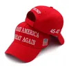 트럼프 활동 파티 모자 면화 자수베이스 볼 캡 45-47th Make America Great Again Sports Hat Drop Delivery DH3SA