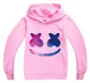 Marshmello DJ Mask Kids Long Sleeve Hoodies BoyGirl Tops Teen Kids Sweatshirt Jacket Hooded Coat Cotton Clothing6637850
