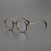 Sunglasses Frames Vintage Titanium Acetate Glasses Frame For Men And Women Slim Edge Ultralight Optical To Make Prescription